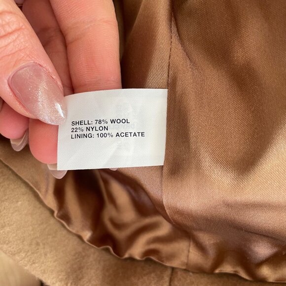 GAP Wool Blend Duffle Coat Womens L Old GAP Quality 2008 Toggle Jacket Classic - Picture 6 of 12